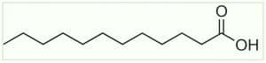 Lauric acid molecular structure